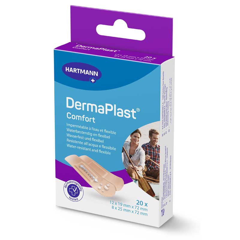 HARTMANN DERMAPLAST CONFORT Pansements 2 tailles (20 unités)