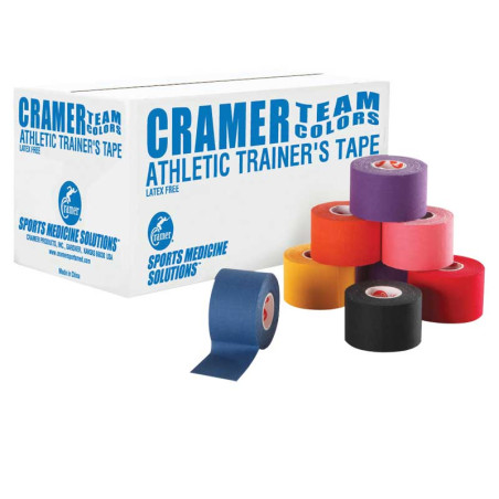 CRAMER BANDE NON-ELASTIQUE TEAM COLOR 3,8cm x 9,14m (32 rouleaux)