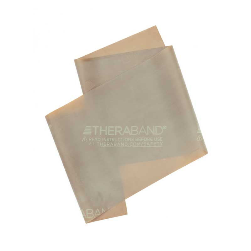 Theraband Beige - Résistance Super Light idéale pour la rééducation douce et les exercices d'amplitude de mouvement