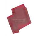 Theraband Rouge - Résistance Medium idéale pour le renforcement musculaire modéré et l'amélioration de la flexibilité.