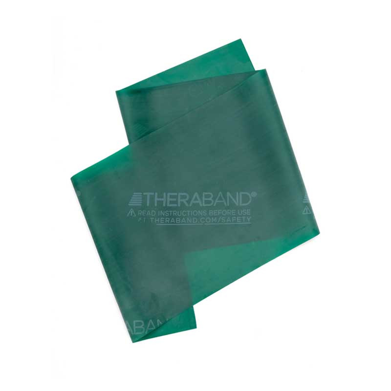 Theraband Vert - Résistance Heavy parfaite pour le renforcement musculaire intensif et l'entraînement fonctionnel