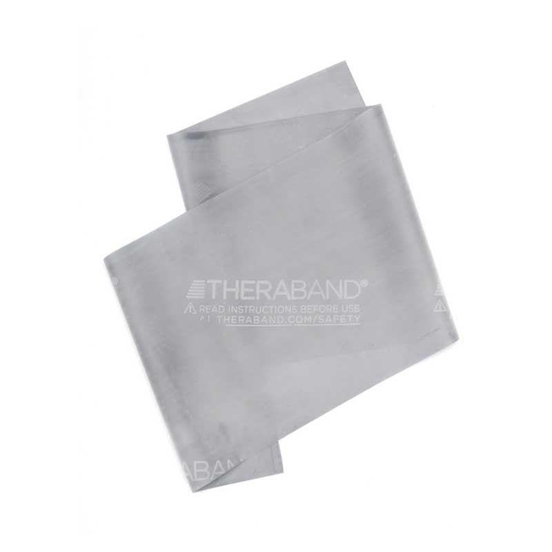 Theraband Argenté - Résistance Elite parfaite pour les athlètes et les exercices de musculation les plus exigeants.