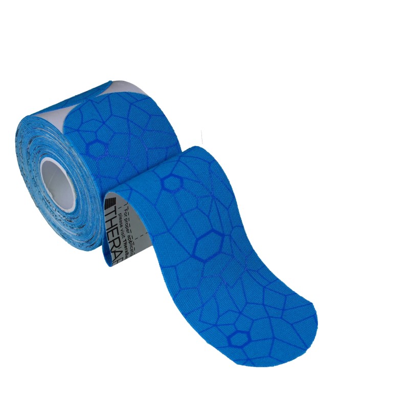Bandage Musculaire, Ruban Adhésif Sport Multifonctionnel Avec Trous De  Ventilation Pour Épaule Poignet Cheville Bleu 
